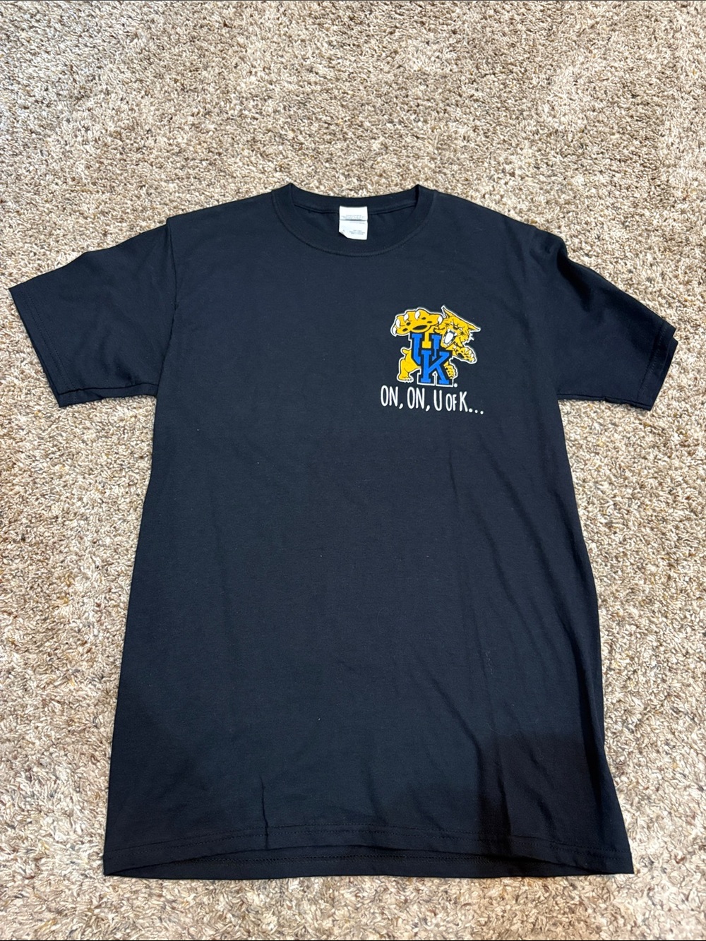 Black UK Wildcats Short Sleeve Tee